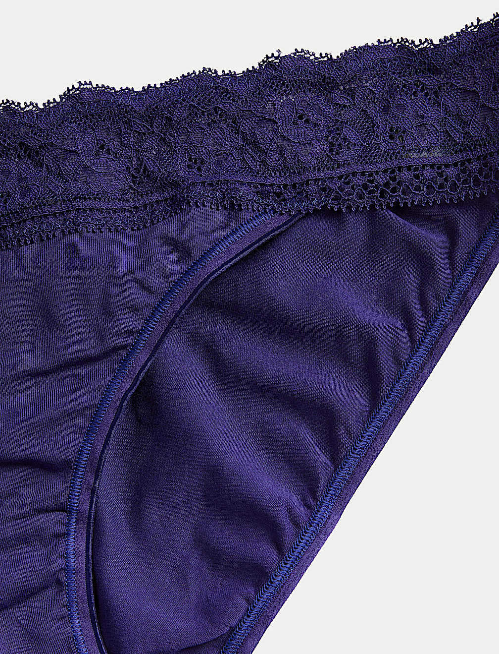5pk Cotton Blend Printed Bikini Knickers