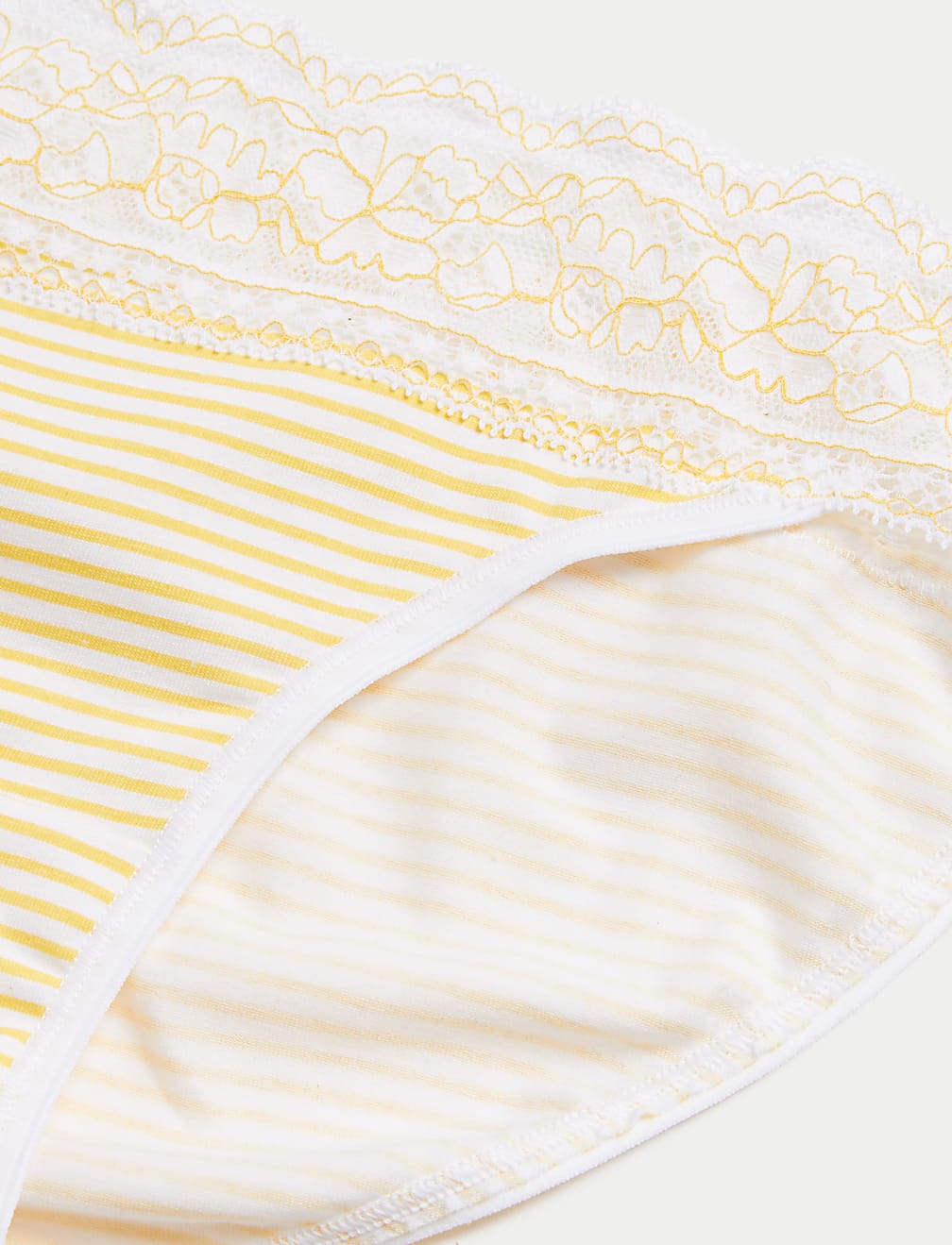 5pk Cotton Blend Printed Bikini Knickers