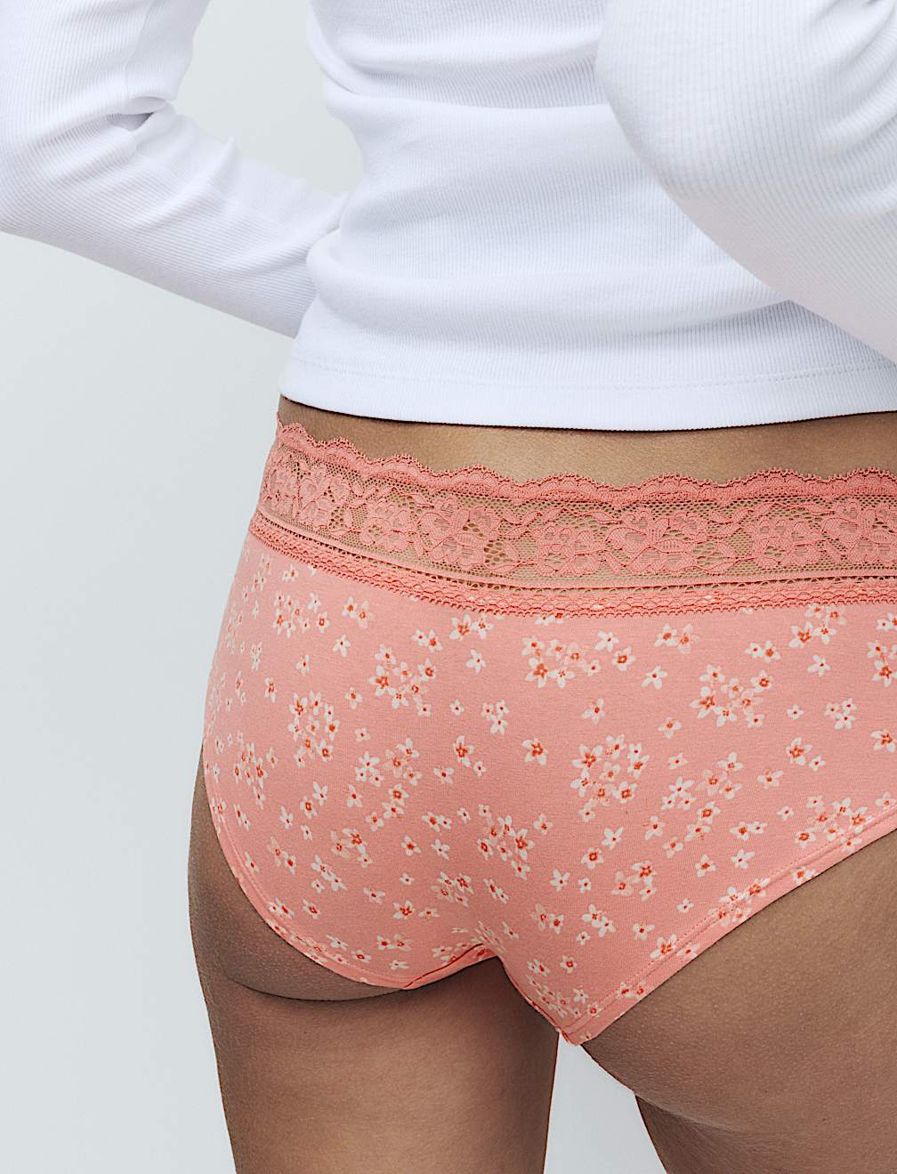 5pk Cotton Rich Printed Low Rise Shorts