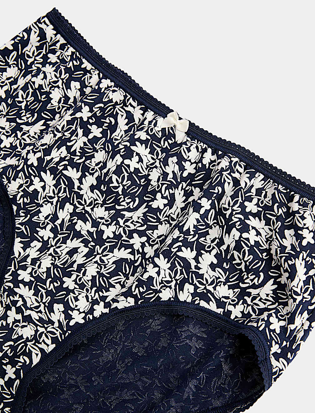 5pk Cotton Lycra™ Printed High Rise Shorts