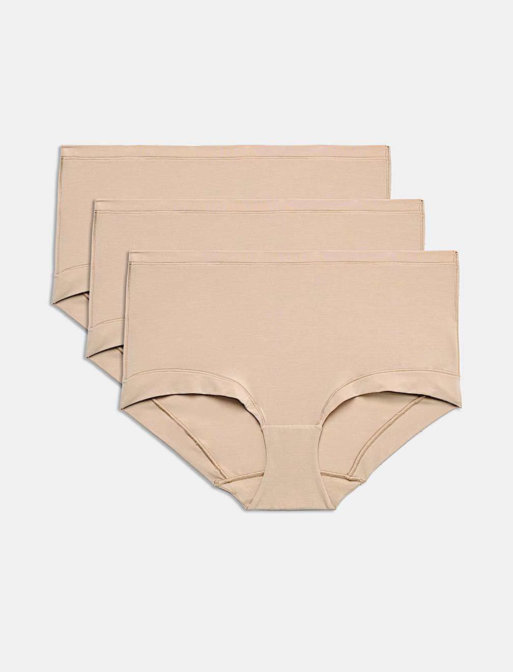 3pk Flexifit&trade; Modal High Rise Shorts