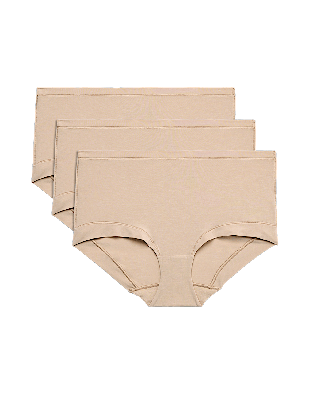 3pk Flexifit&trade; Modal High Rise Shorts