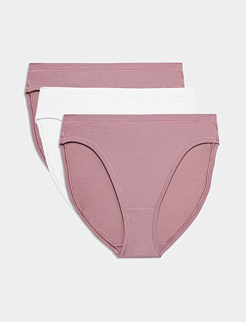3pk Flexifit&trade; Modal High Leg Knickers