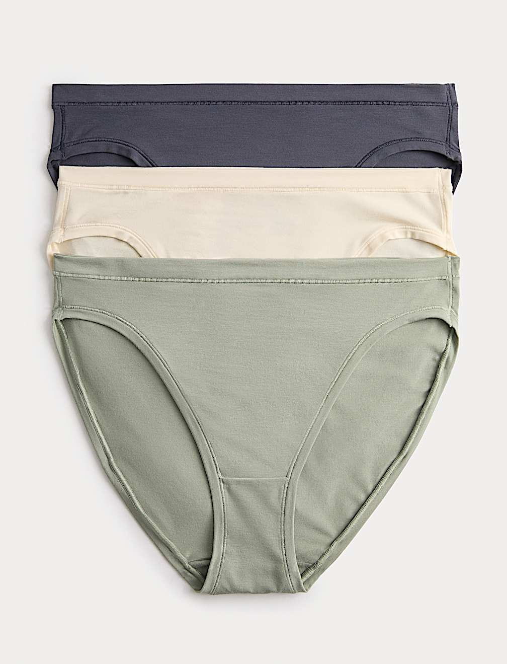 3pk Flexifit&trade; Modal High Leg Knickers