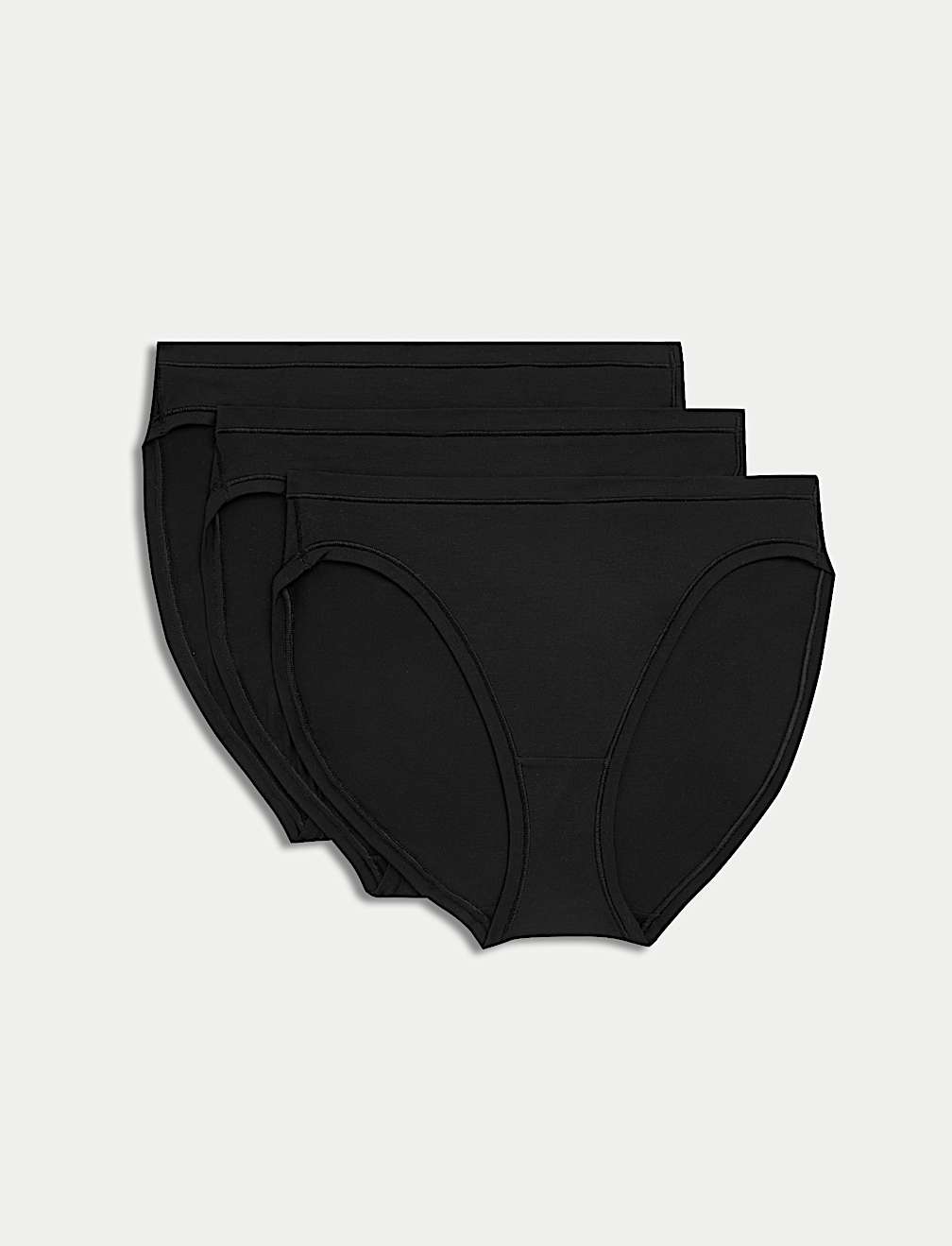 3pk Flexifit&trade; Modal High Leg Knickers