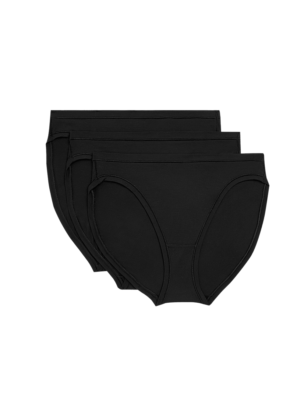 3pk Flexifit&trade; Modal High Leg Knickers