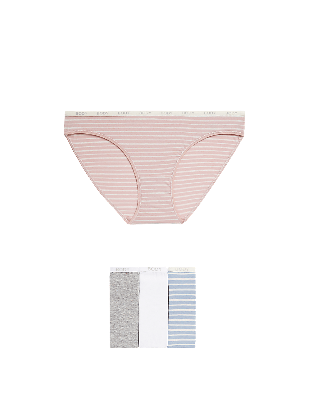 4pk Cotton Rich Bikini Knickers