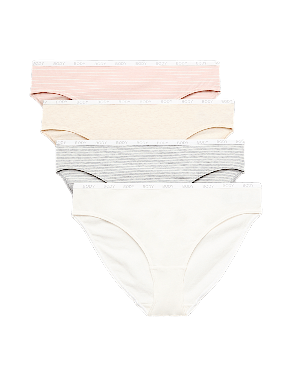 4pk Cotton Rich Bikini Knickers