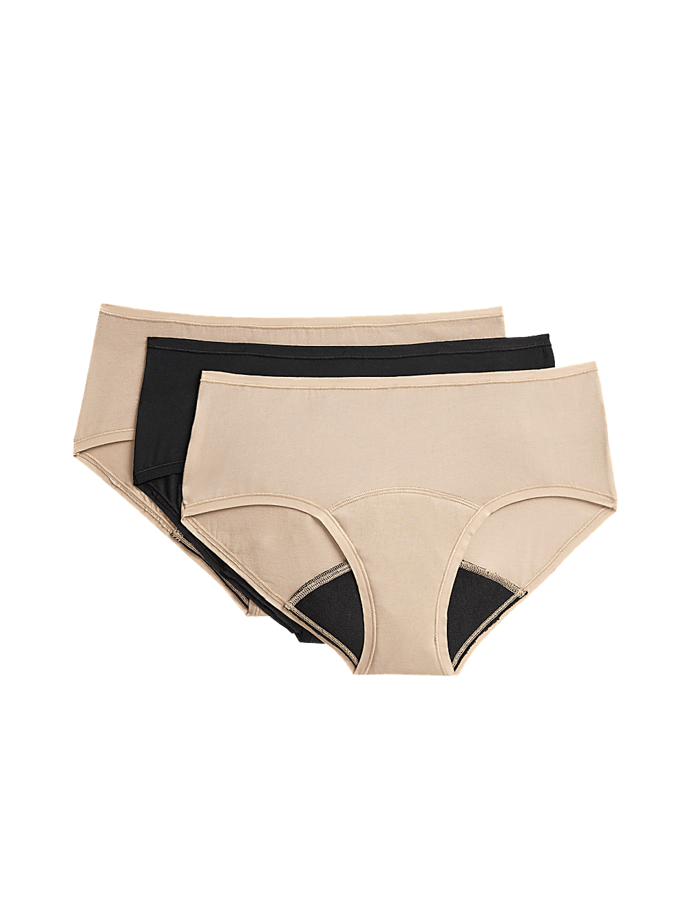 3pk Heavy Absorbency Period Knicker Shorts