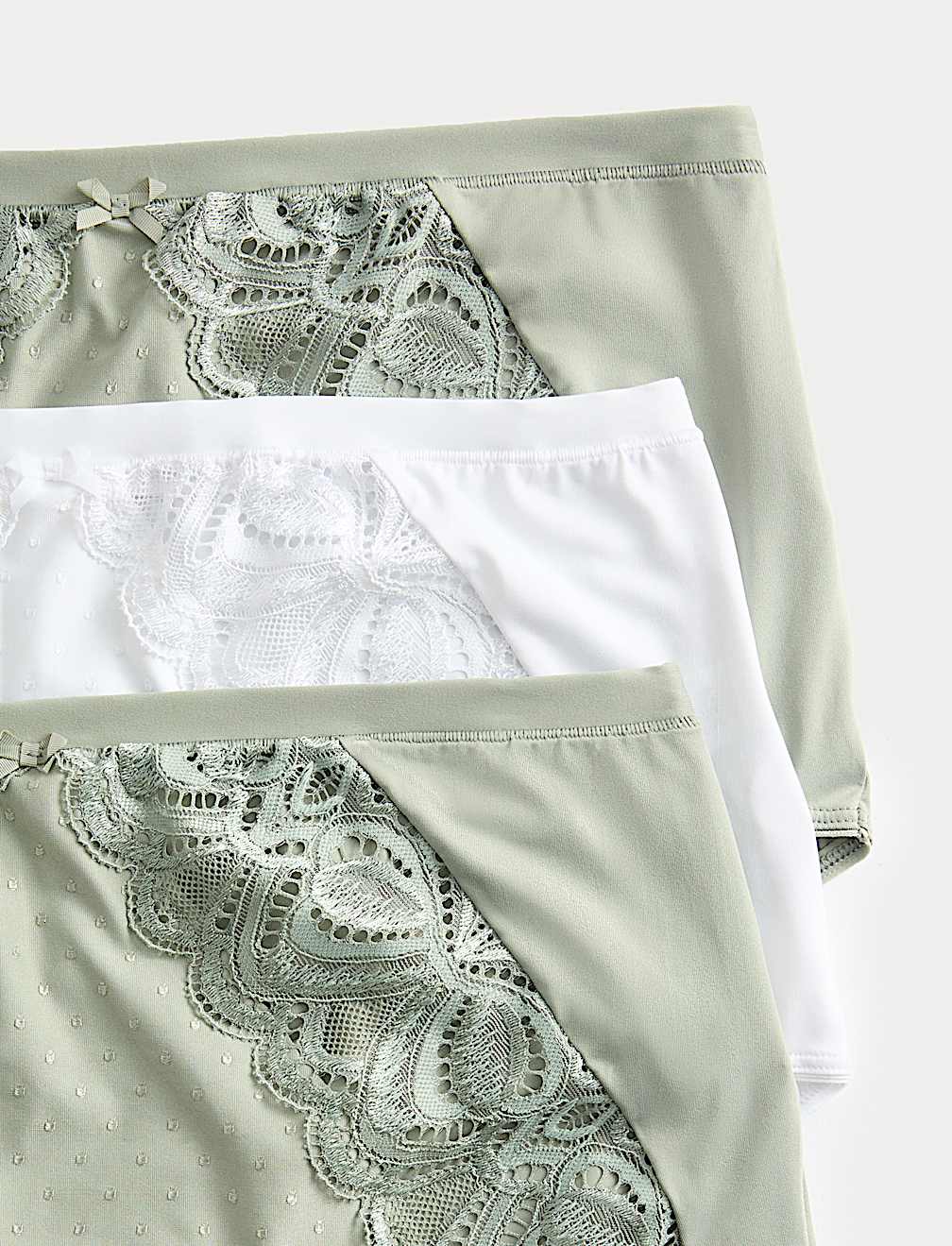 3pk Amelia Lace Full Briefs