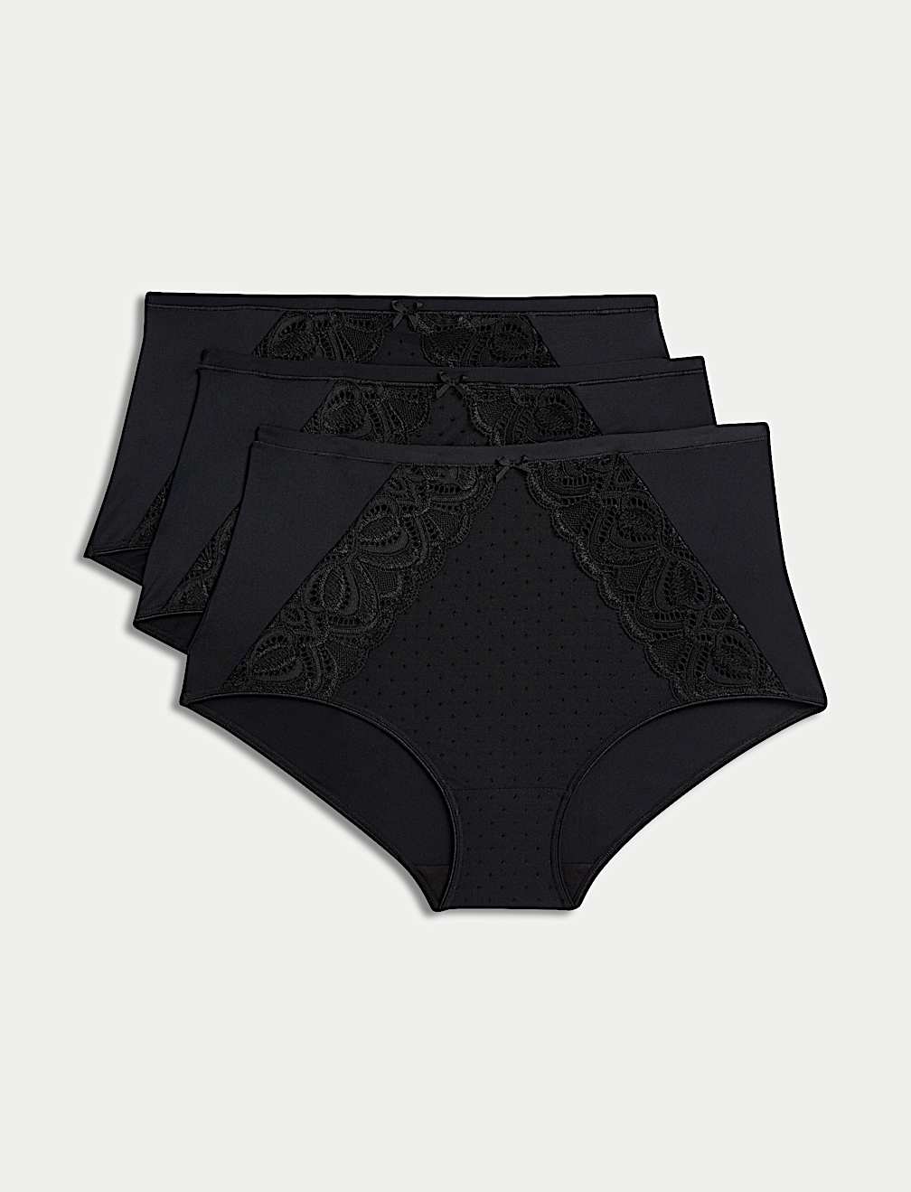 3pk Amelia Lace Full Briefs