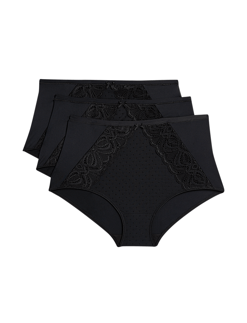 3pk Amelia Lace Full Briefs