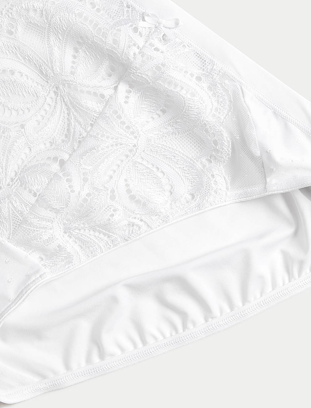 3pk Amelia Lace High Leg Knickers