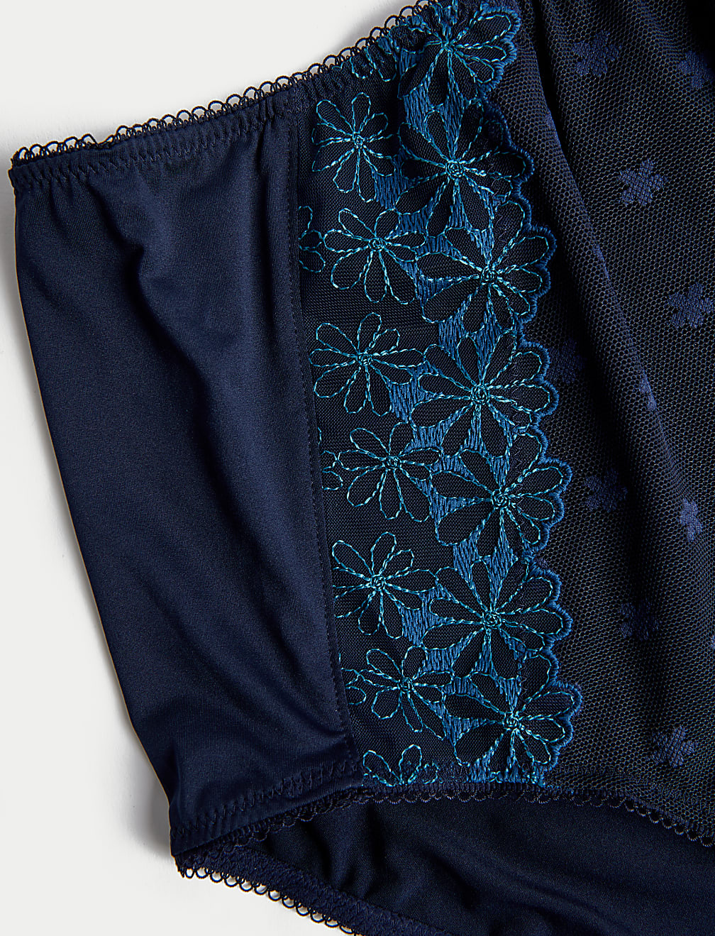 3pk Daisy Embroidery Full Briefs
