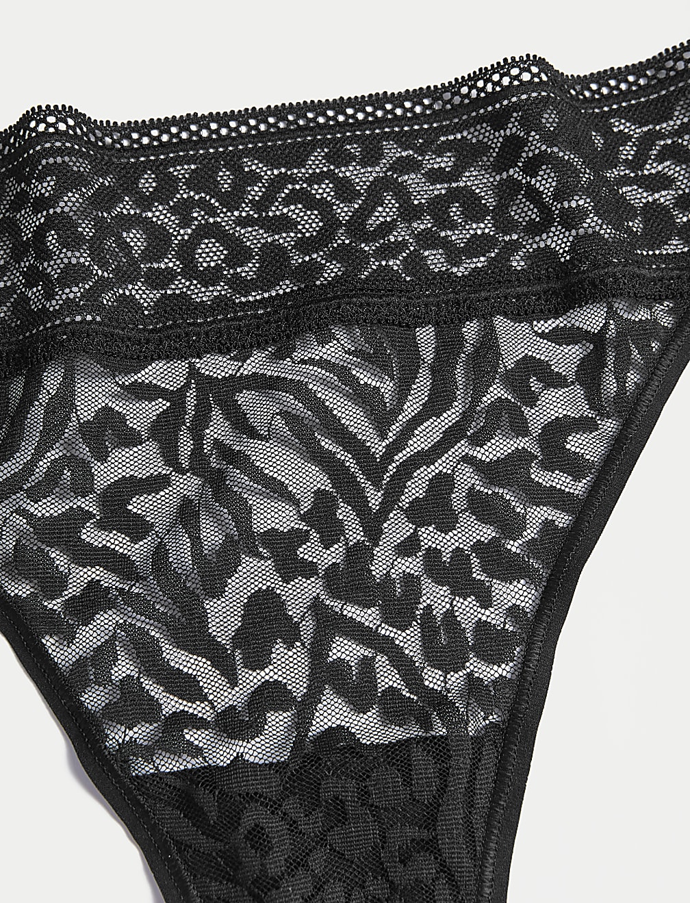 4pk All Over Lace Thongs