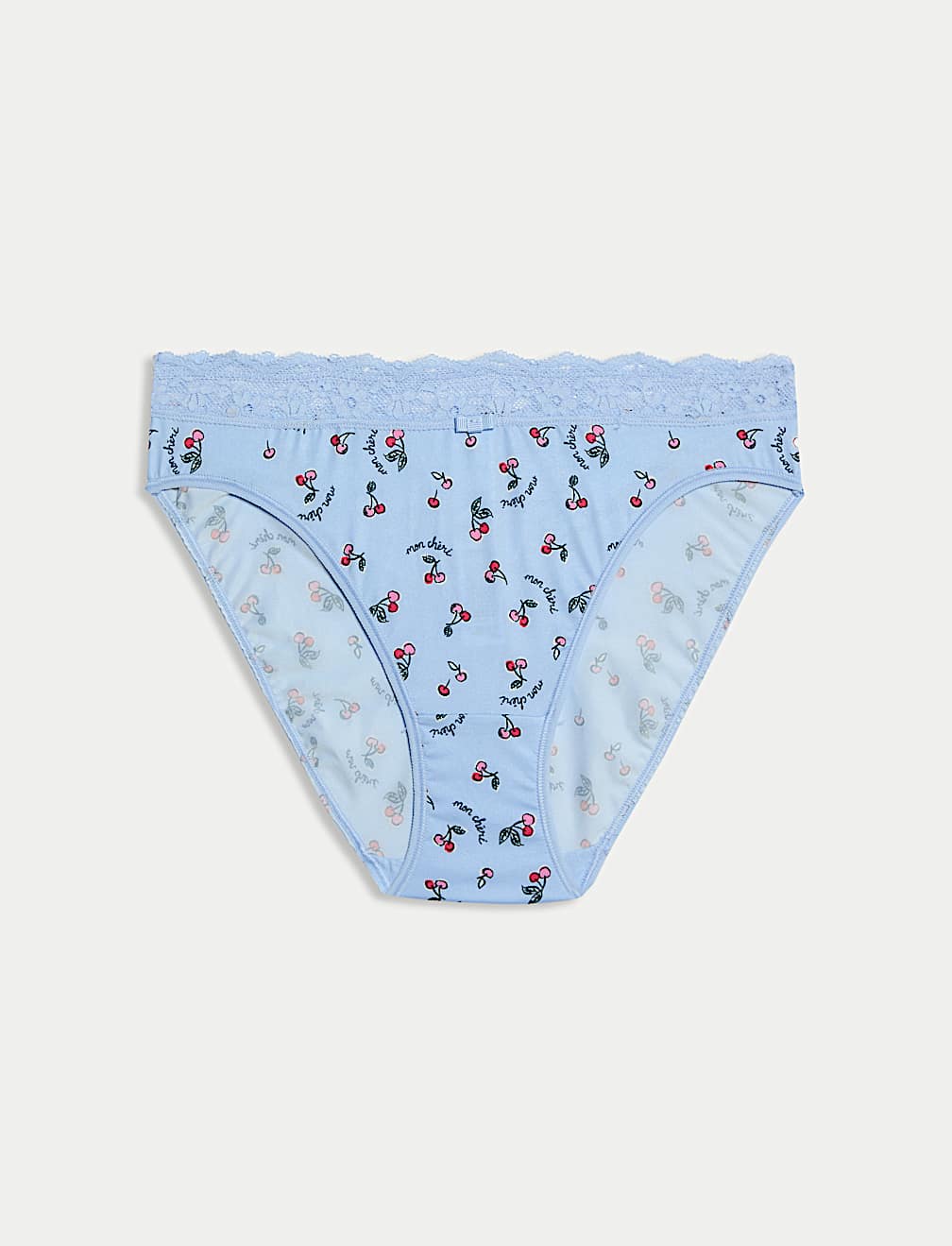 Floral Print High Leg Knickers