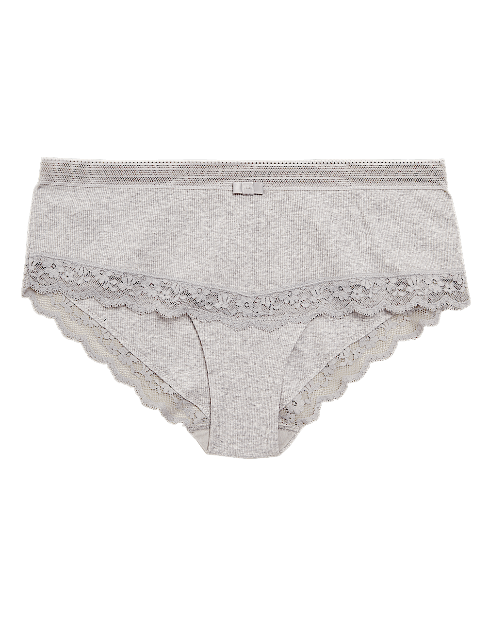 Cotton Mix Lace Low Rise Knickers
