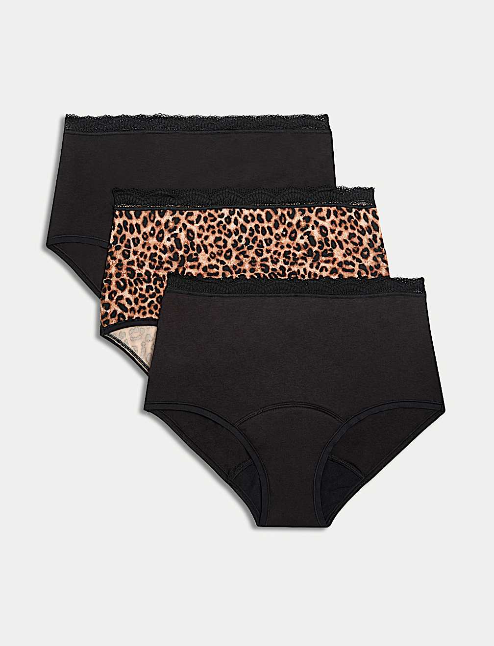 3pk Heavy Absorbency Period Full Briefs