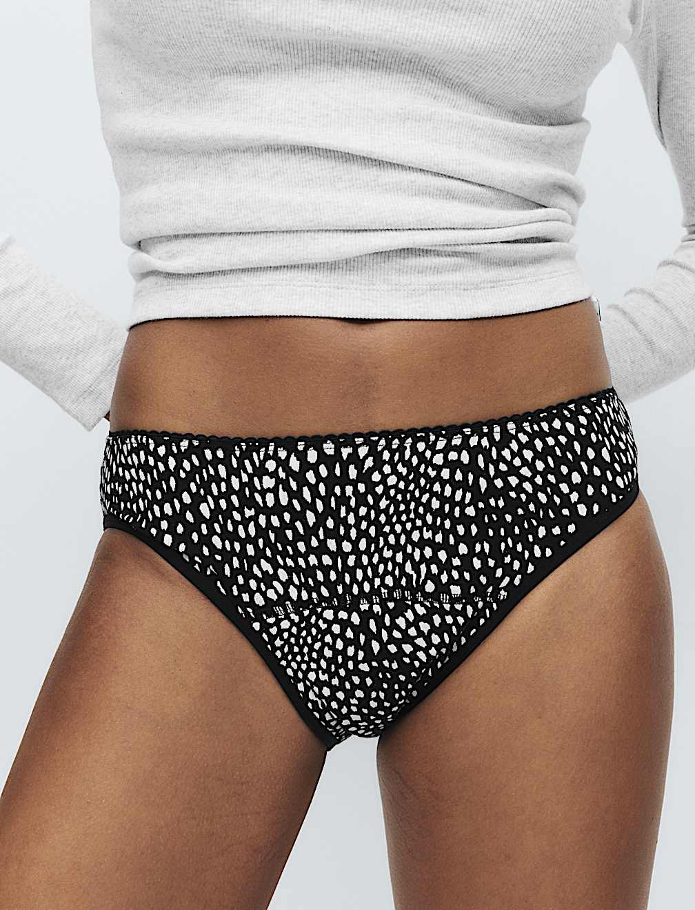 3pk Heavy Absorbency Period Bikini Knickers