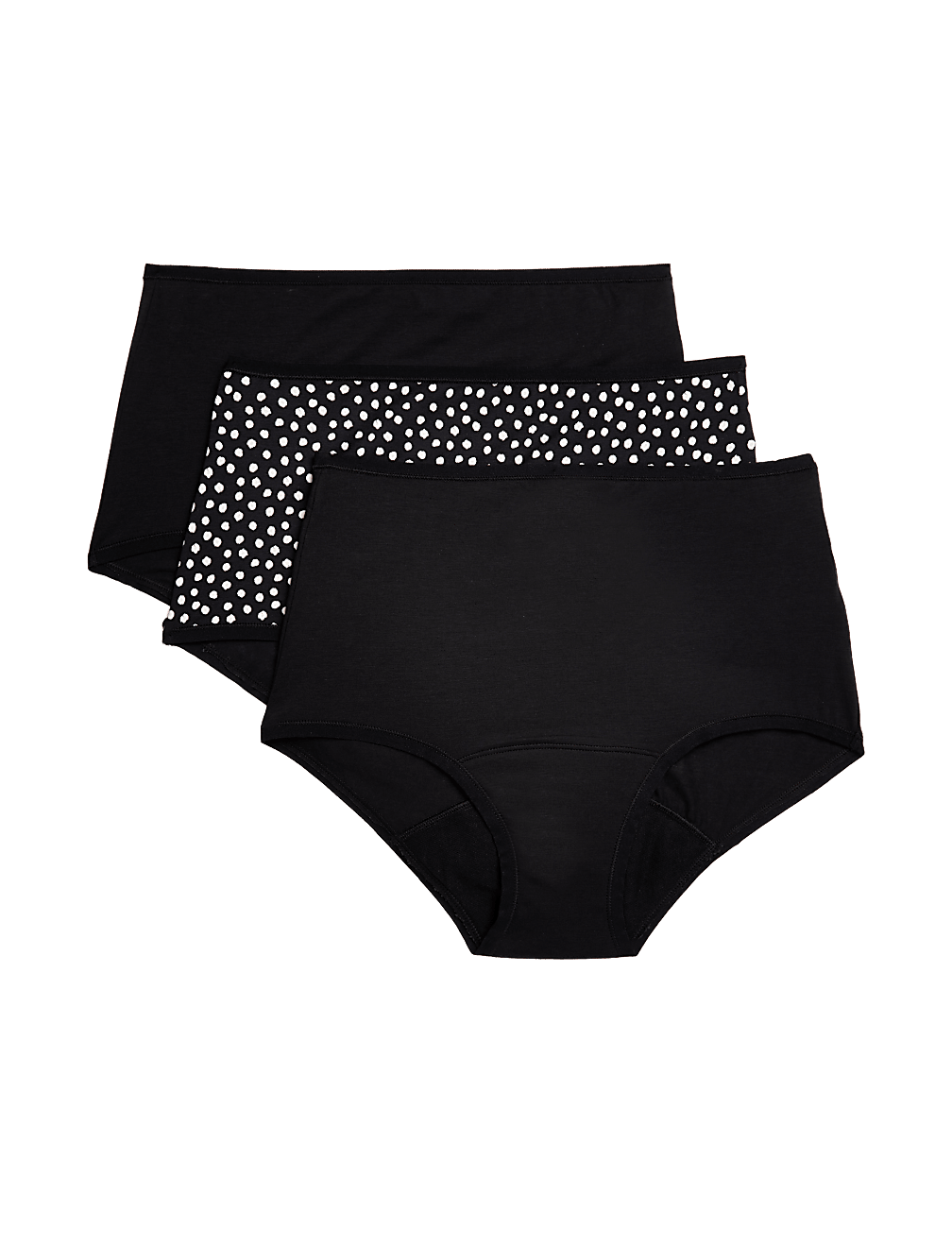 3pk Heavy Absorbency Period Full Briefs