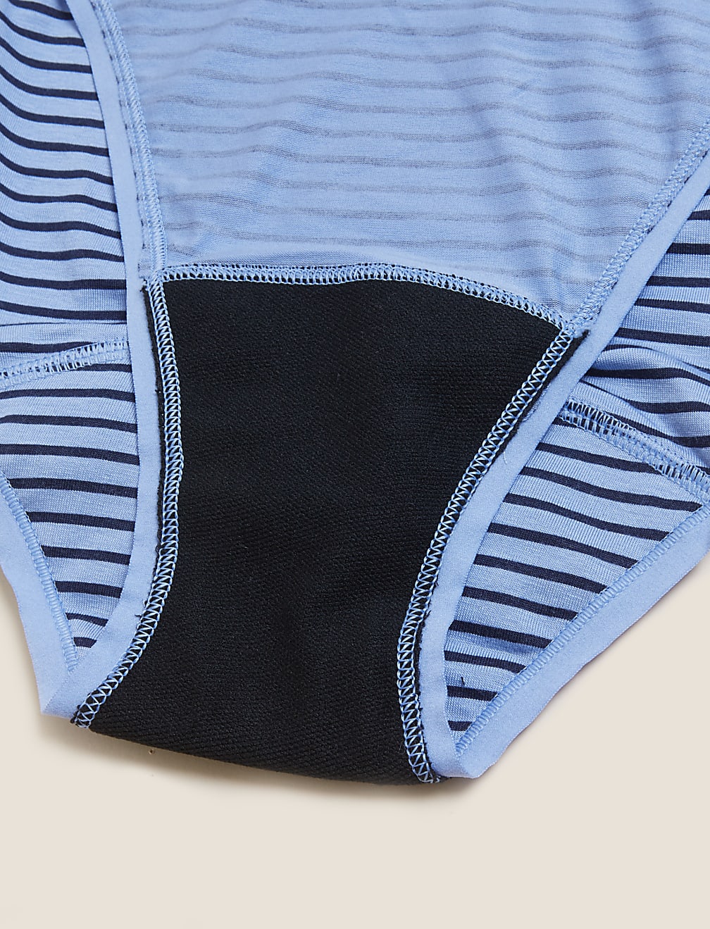 3pk Moderate Absorbency Period High Leg Knickers