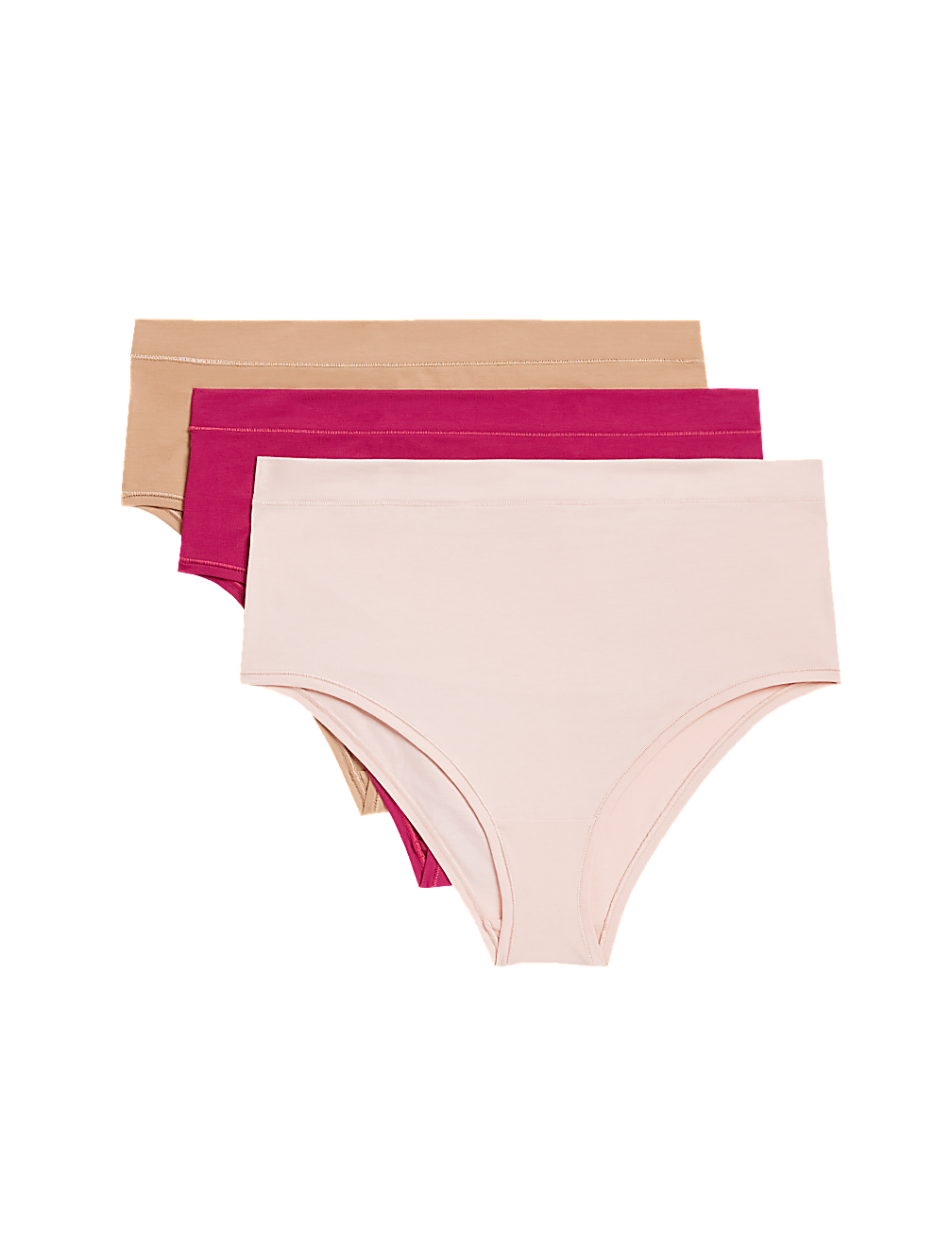 3pk Cotton Rich Brazilian Stoma Knickers