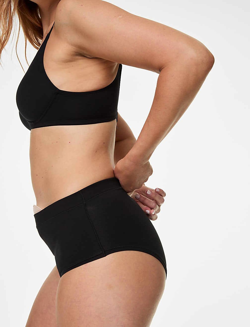 3pk Cotton Rich Brazilian Stoma Knickers