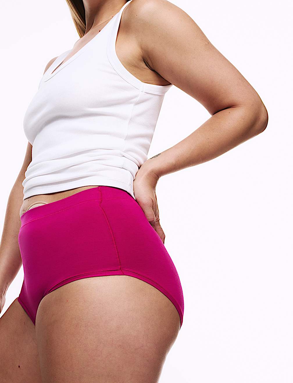 3pk Cotton Rich Full Brief Stoma Knickers