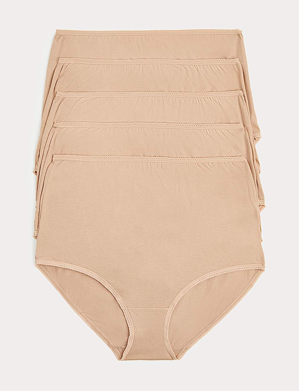 5pk Pure Cotton Full Briefs