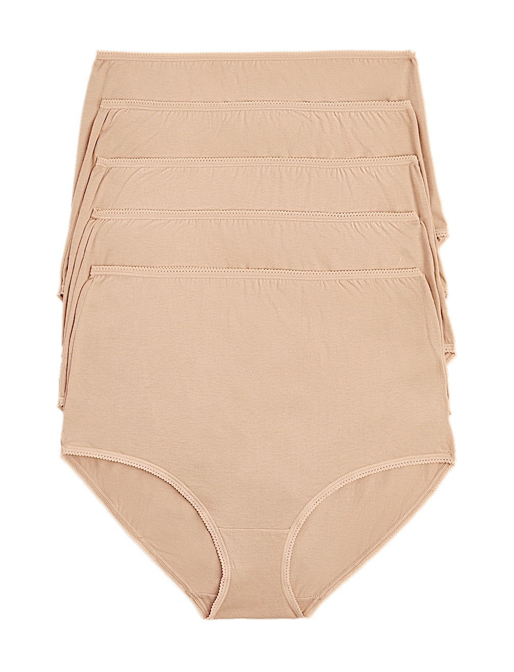 5pk Pure Cotton Full Briefs