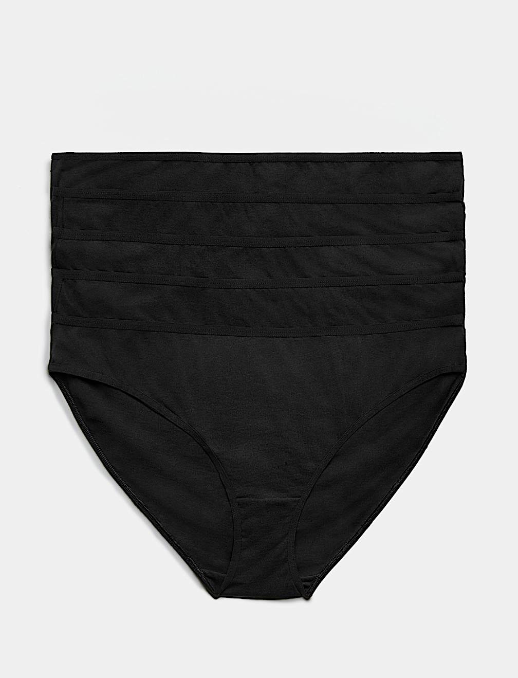 5pk Pure Cotton Bikini Knickers
