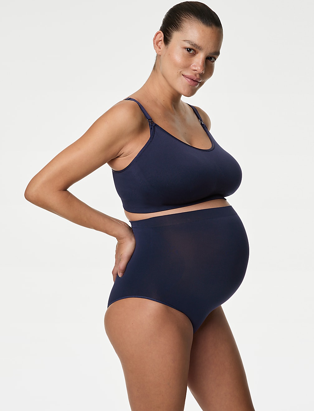 3pk Seamless Over Bump Maternity Briefs