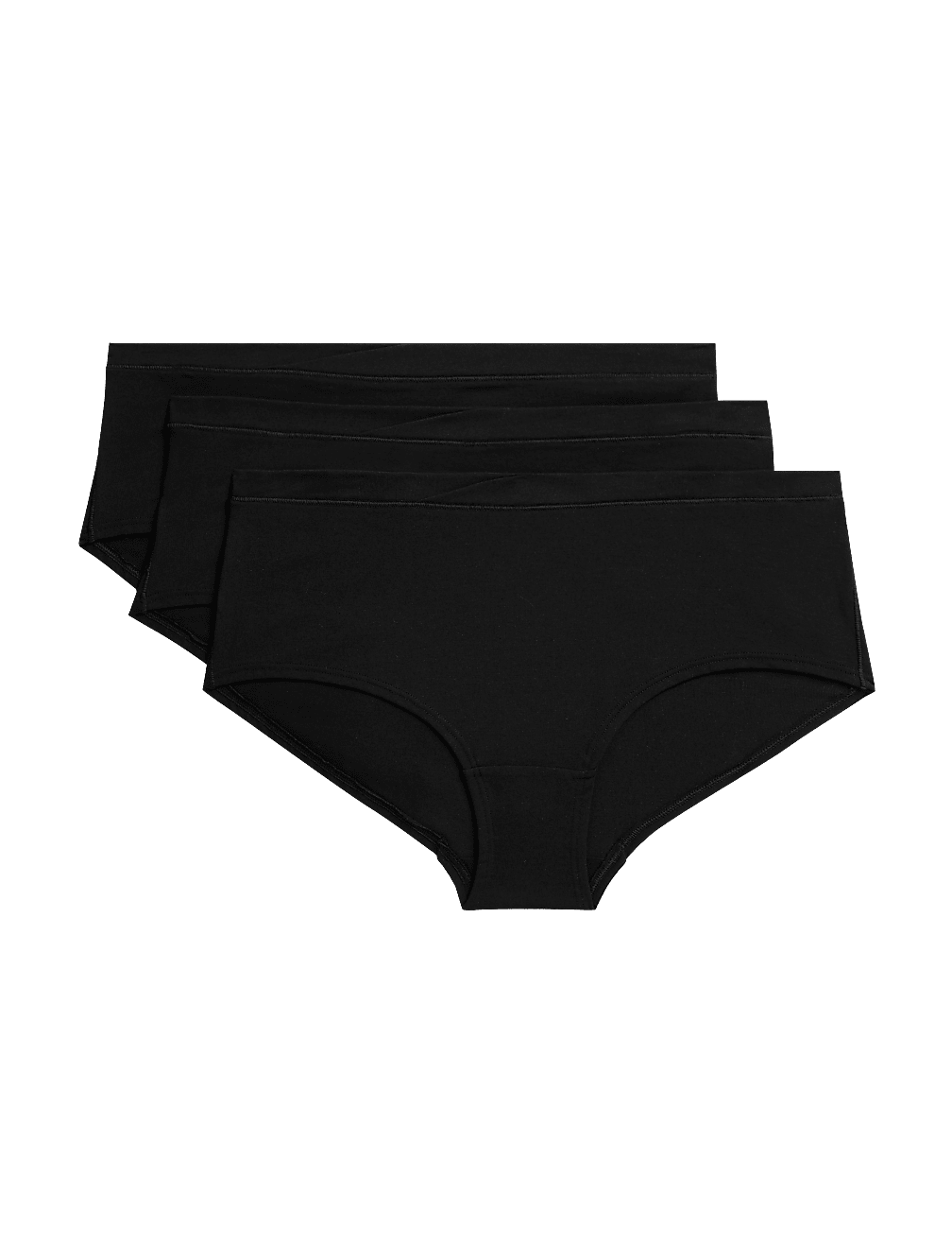 3pk Cotton Modal Under Bump Maternity Knickers