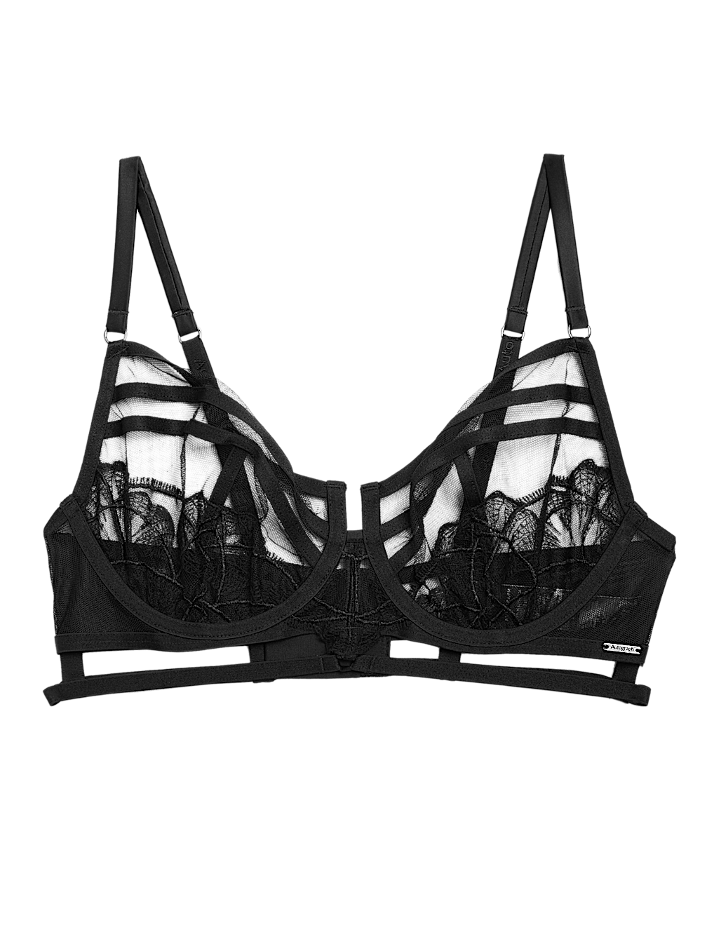 Calvi Embroidery Wired Bustier A-E