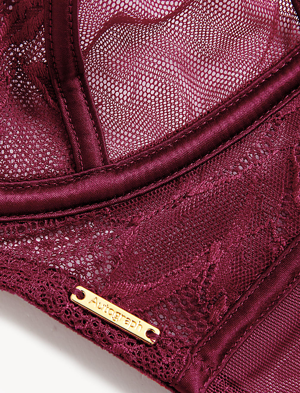 Lexington Lace & Mesh Wired Full Cup Bra