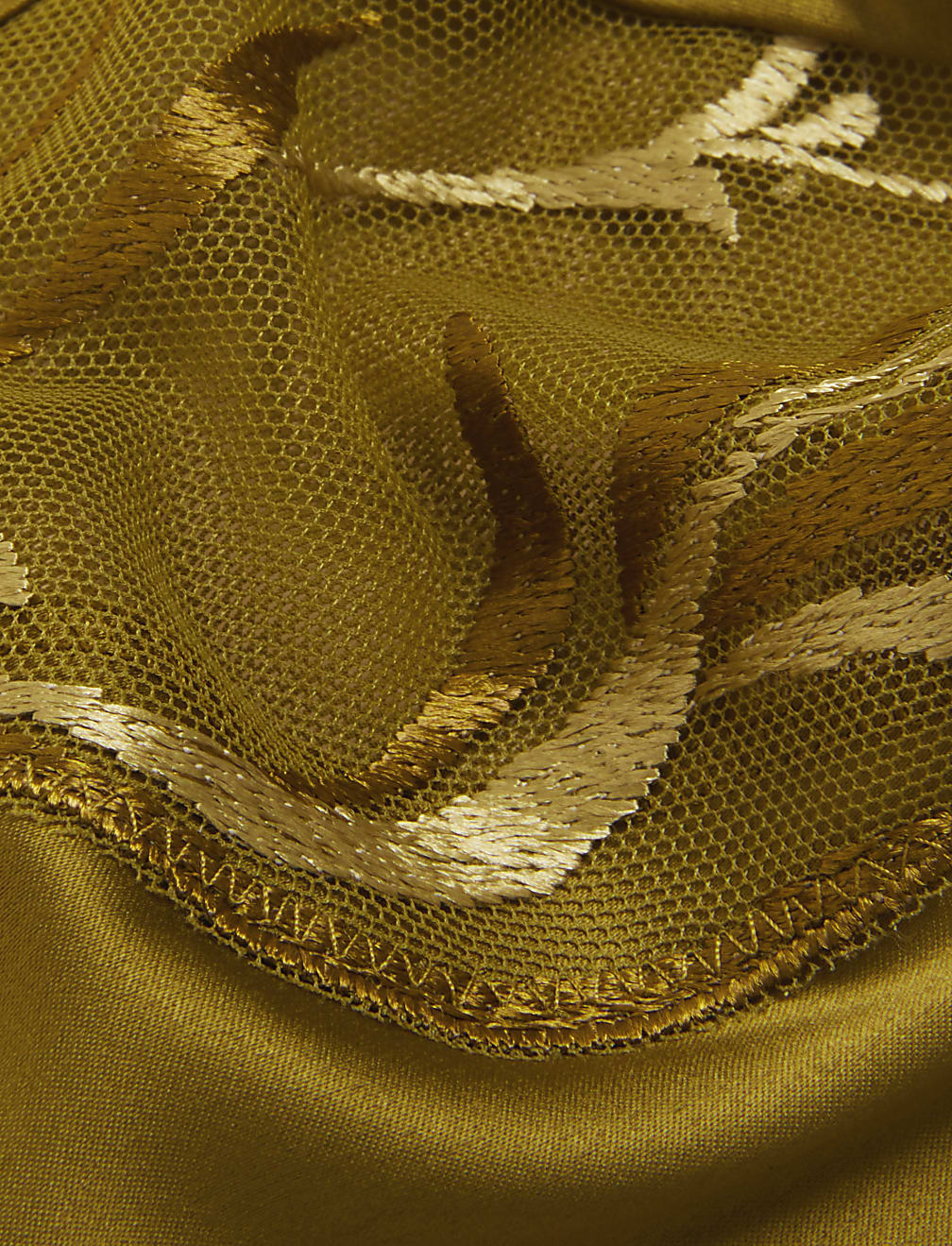 Amalfi Satin Embroidery Brazilian Knickers