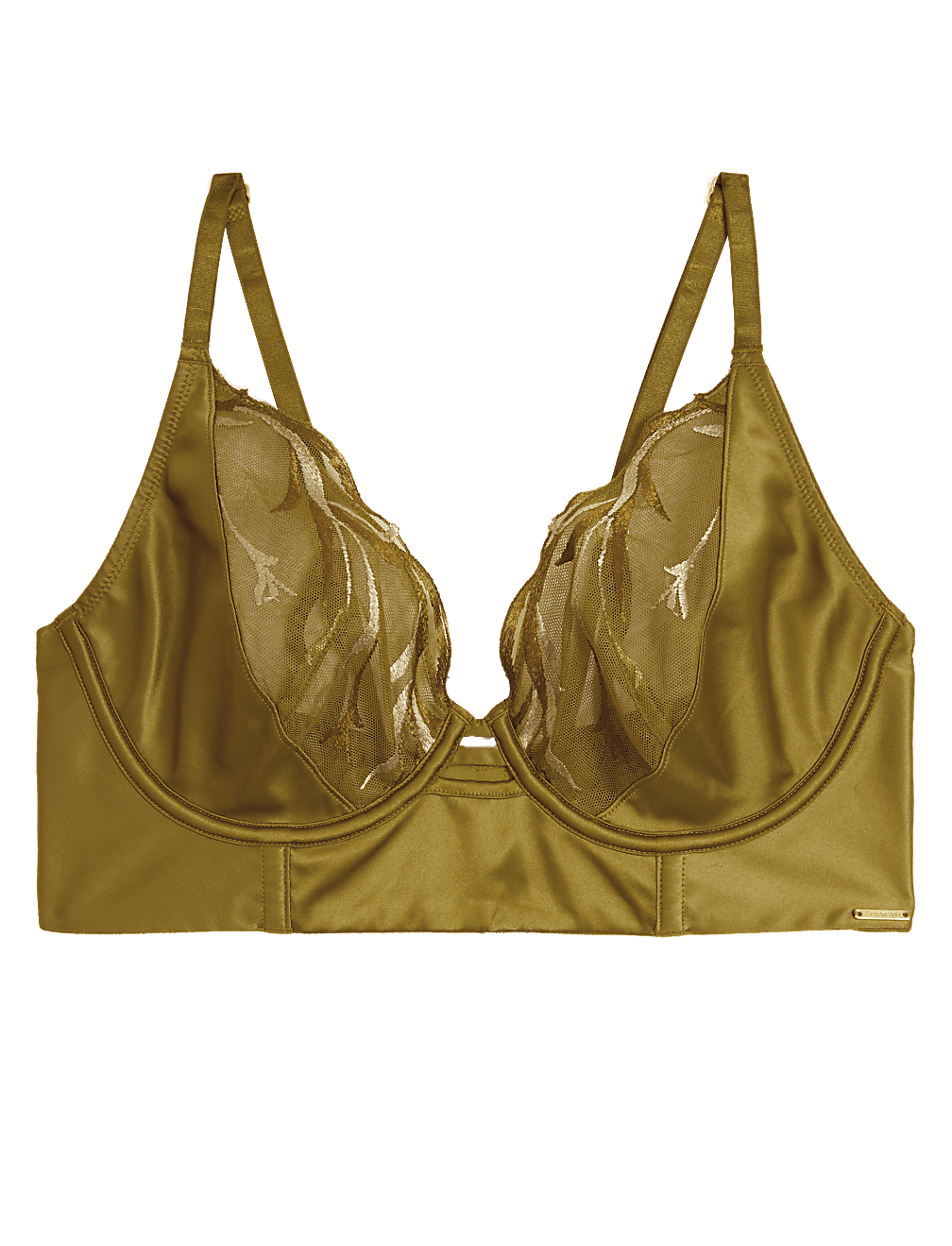 Amalfi Embroidery Longline Plunge Bra A-E