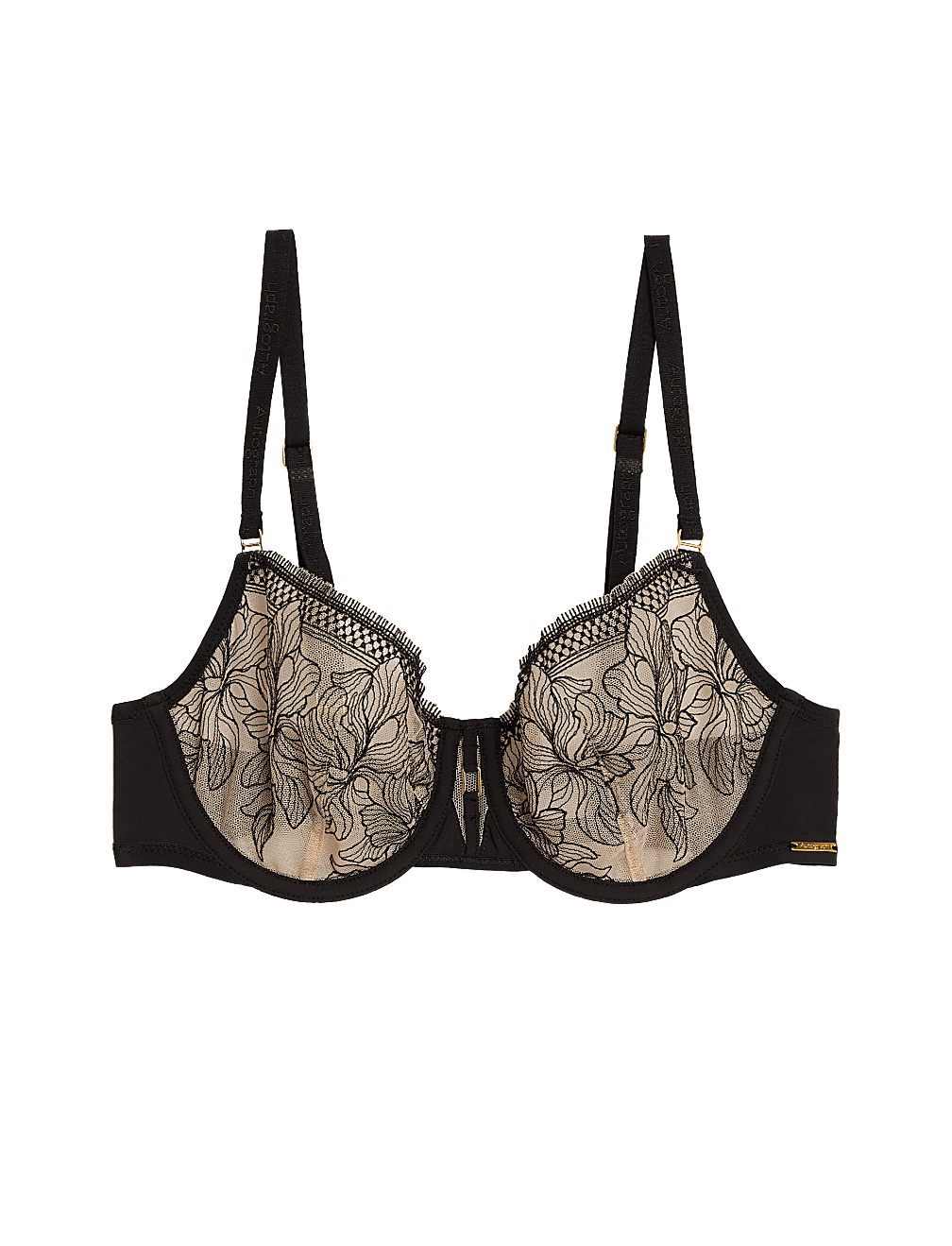 Osaka Embroidery Wired Balcony Bra A-E