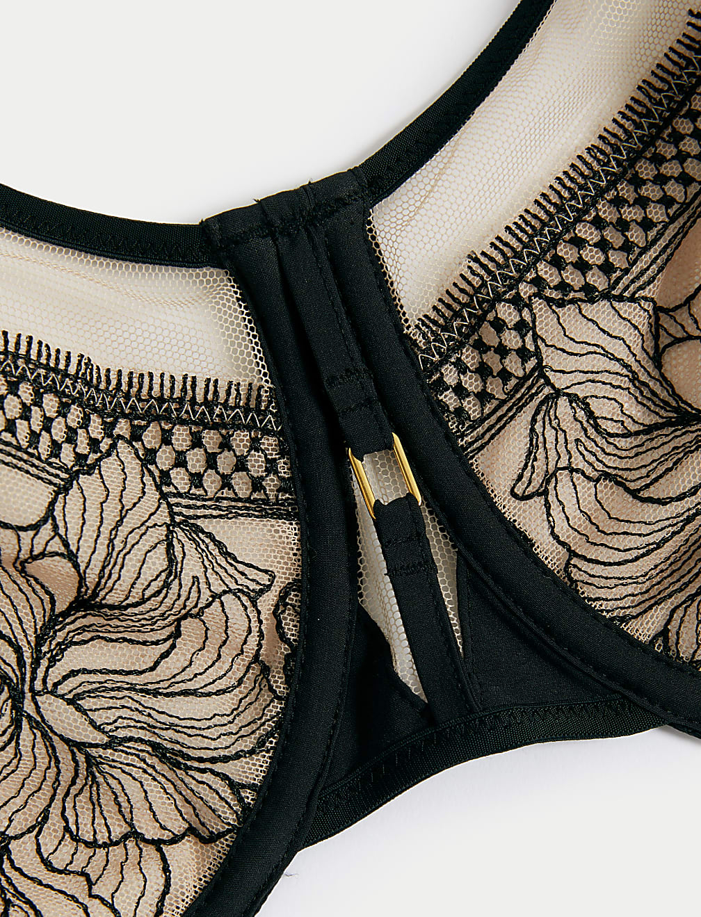 Osaka Embroidery Wired Minimiser Bra C-G
