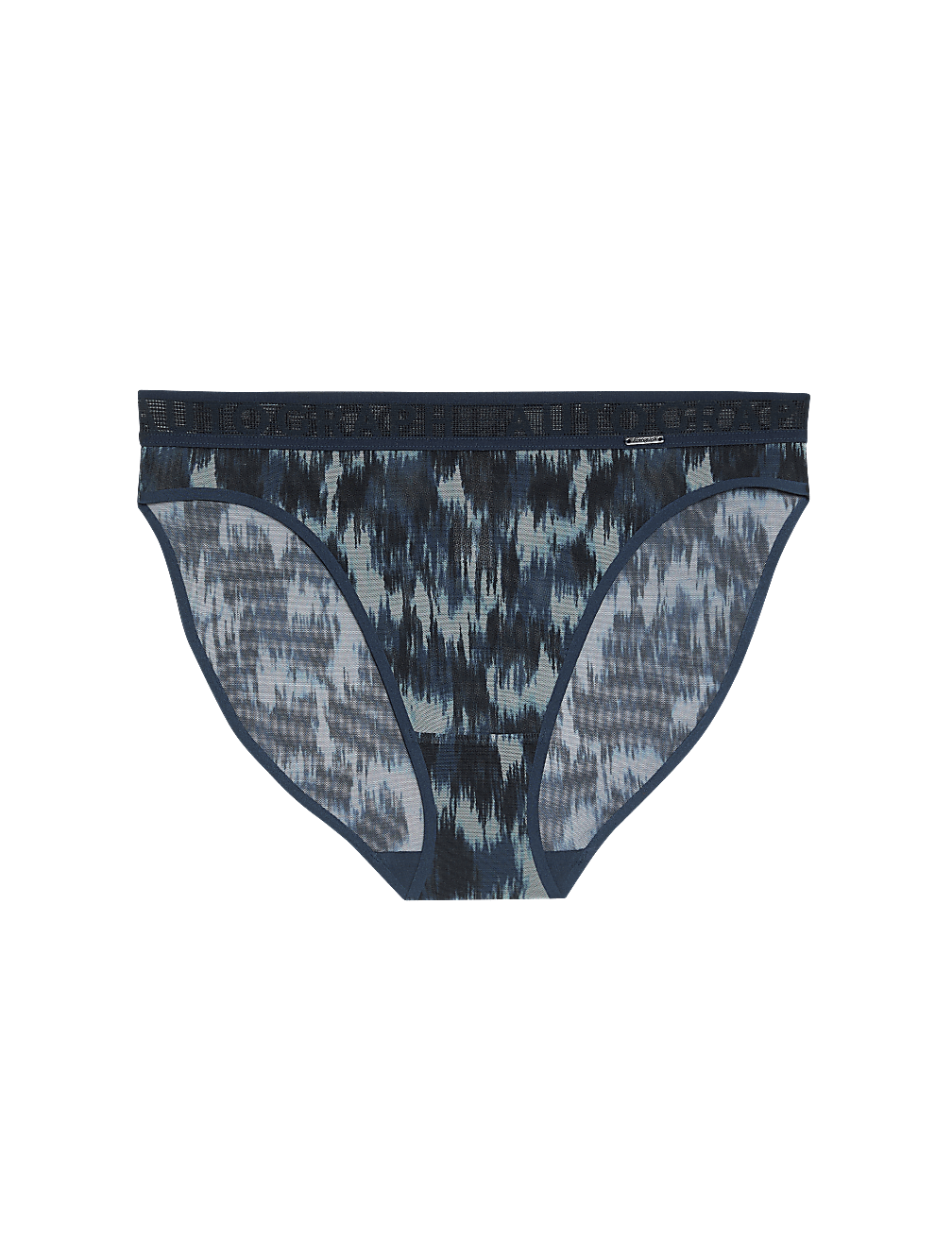 Tivoli Mesh Printed High Leg Knickers