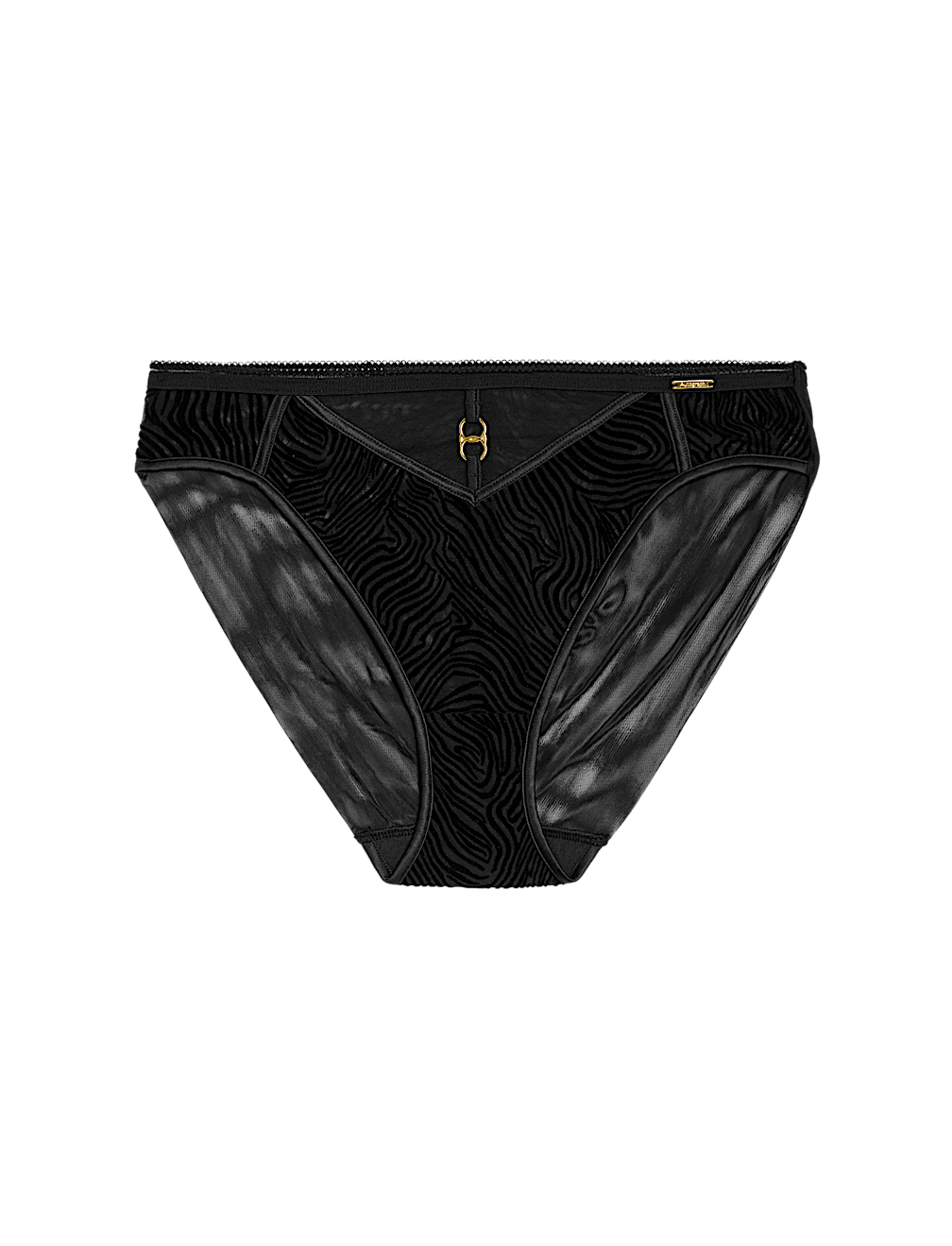 Oslo Flock High Leg Knickers