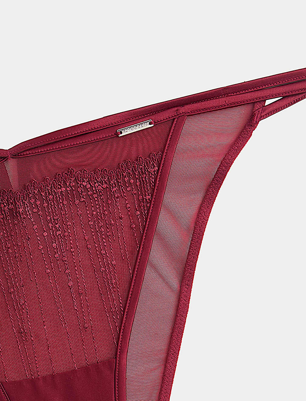 Florence Embroidery Tanga Brazilian Knickers