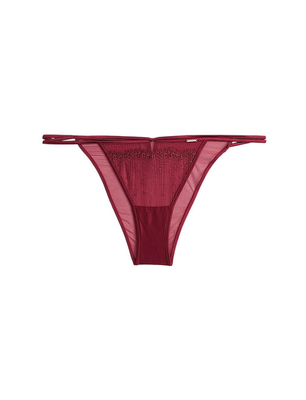 Florence Embroidery Tanga Brazilian Knickers