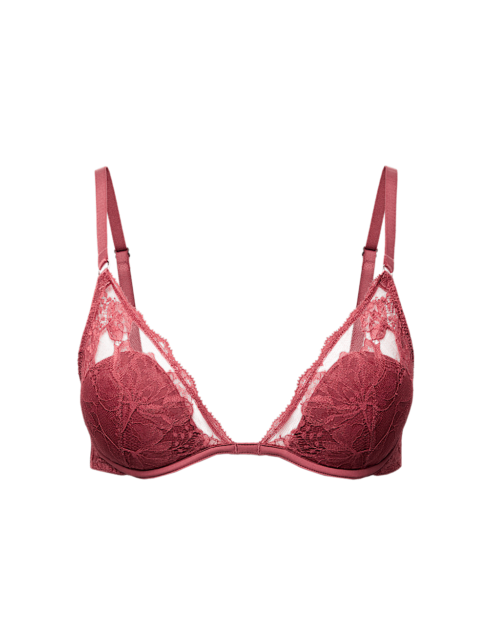 Savannah Lace Wired Plunge Bra (A-E)