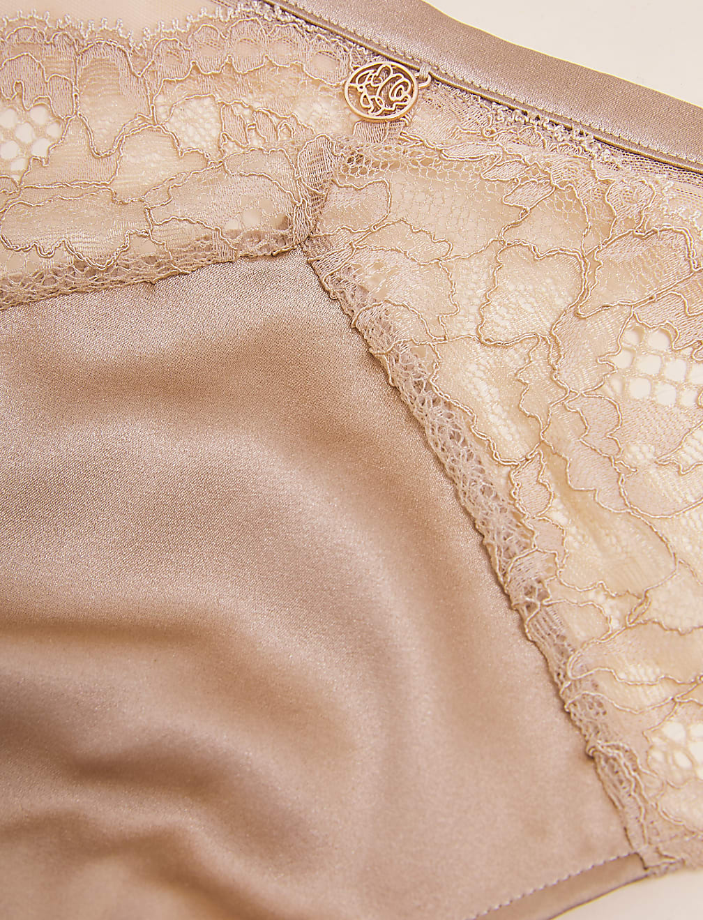 Silk & Lace High Leg Knickers