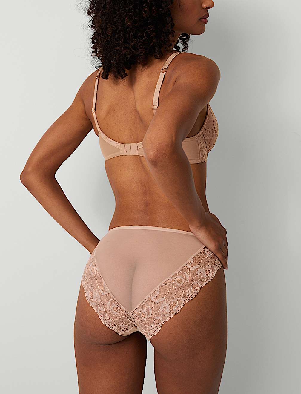 Polyamide Mix Lace Skinny Fit Knicker