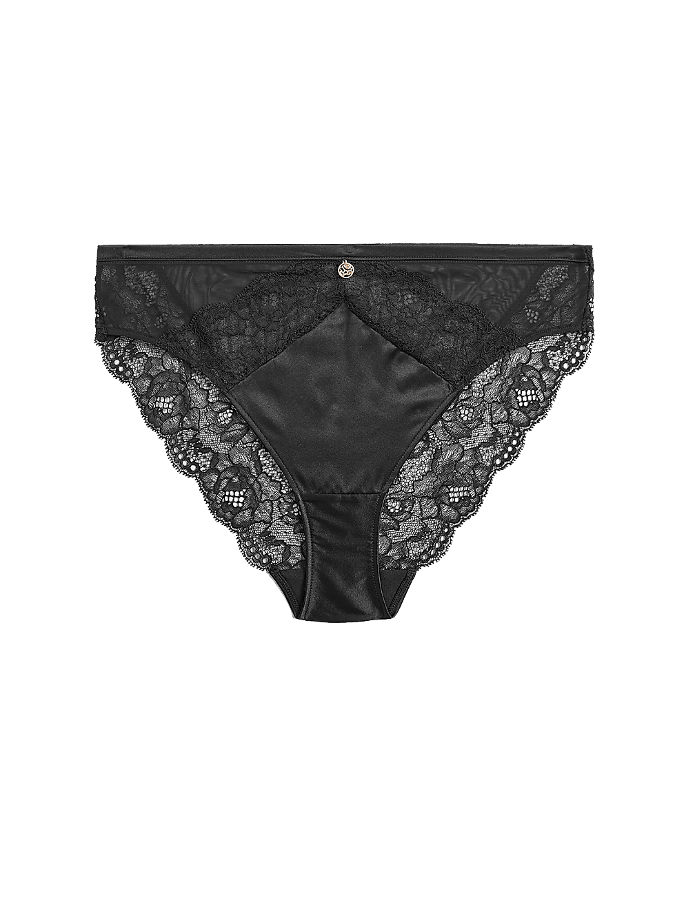 Polyamide Mix Lace Skinny Fit Knicker