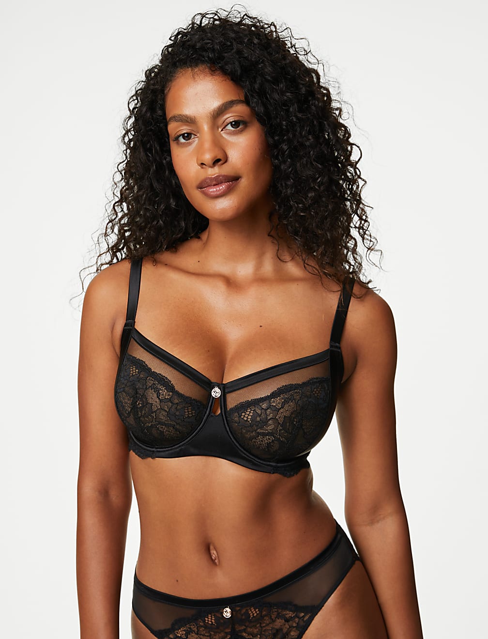 Silk & Lace Minimiser Bra