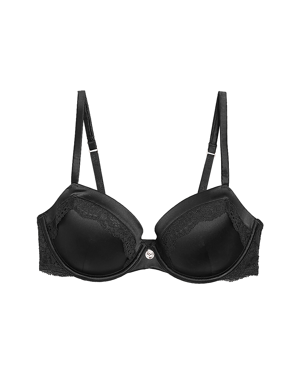 Silk & Lace Wired Balcony Bra