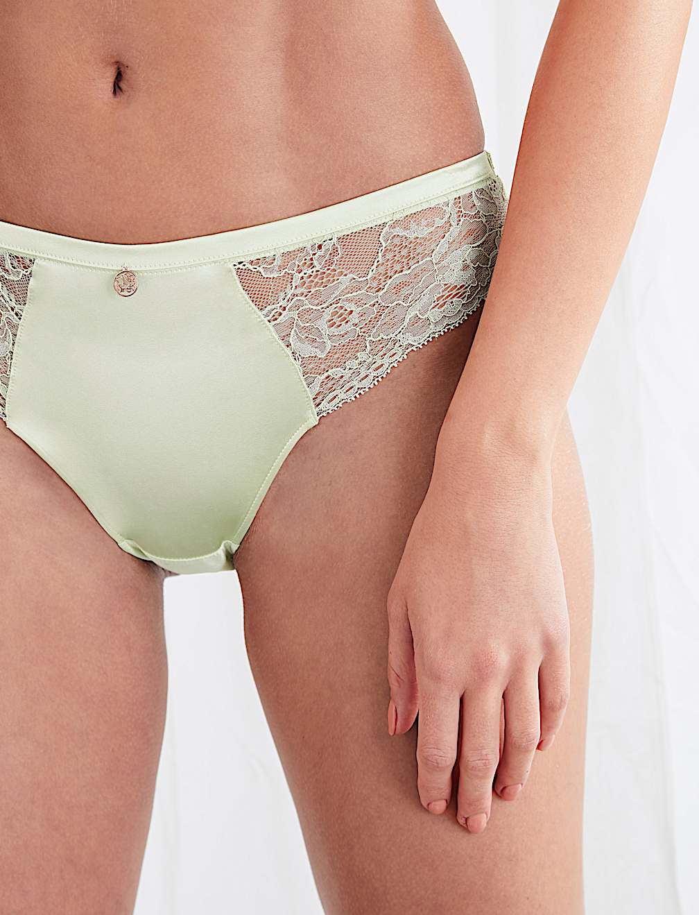 Silk & Lace Brazilian Knickers